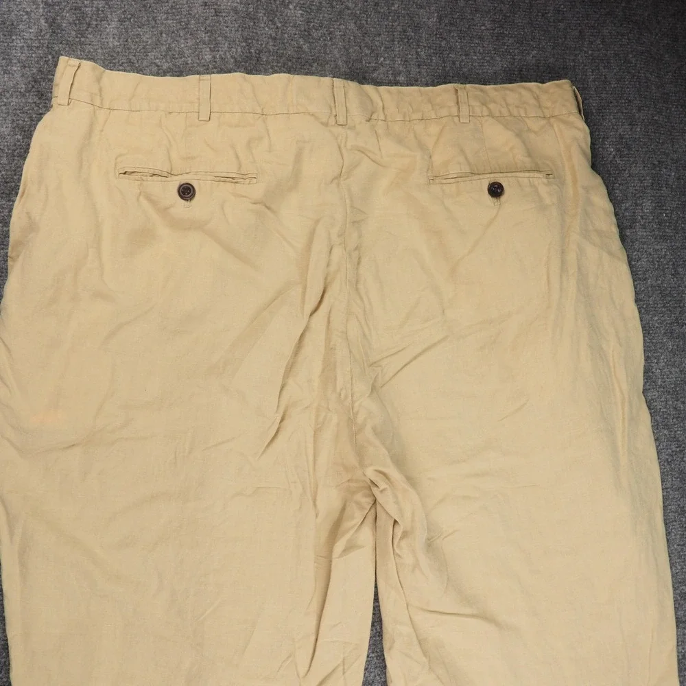 Polo Ralph Lauren Pants Mens 42x30 Chino Tan Preppy Coastal